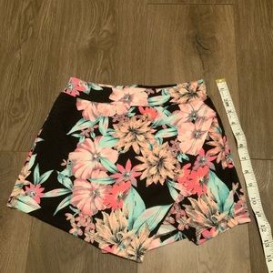 Floral Printed Skort